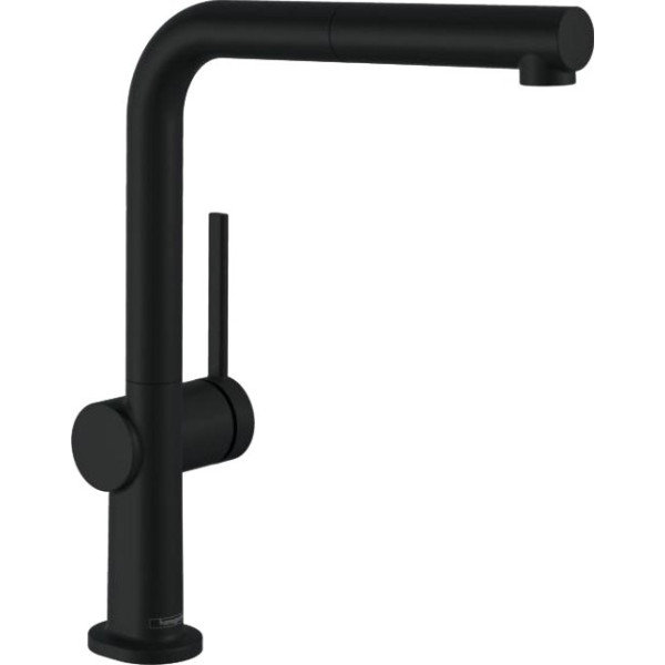 Смеситель Hansgrohe Talis M54 72808670 для кухонной мойки, матовый черный