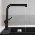 Смеситель Hansgrohe Talis M54 72808670 для кухонной мойки, матовый черный