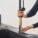 Смеситель Hansgrohe Talis M54 72808670 для кухонной мойки, матовый черный