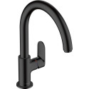 Смеситель Hansgrohe Vernis Blend M35 71870670 для кухонной мойки, черный