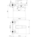 Смеситель IDDIS Bridge BRDSB00i02WA для ванны с душем