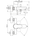 Смеситель Ideal Standard Ceraplan III B0718AA для ванны с душем