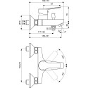 Смеситель Ideal Standard Entella BC236AA для ванны с душем