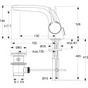 Смеситель Ideal Standard Melange A4258AA для раковины