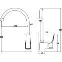 Смеситель Kaiser Clever 76044 для кухонной мойки