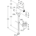 Смеситель Kludi Pure&Solid 342160575 для биде