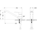 Смеситель Lemark Point LM0304C для кухонной мойки + дозатор