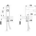 Смеситель Lemark plus Factor LM1608C для биде