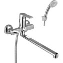 Смеситель Lemark plus Grace LM1551C универсальный + душевая штанга