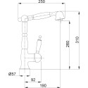 Смеситель Migliore Oxford ML.CUC-6388.BI.CR для кухонной мойки, хром