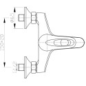 Смеситель Raiber R0081 для ванны с душем