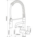 Смеситель Seaman Barcelone SSL-5370 Water для кухонной мойки