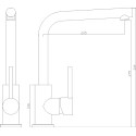 Смеситель Seaman Eco Glasgow SSN-3028S для кухонной мойки