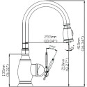 Смеситель Seaman Eco Koblenz SSN-2168P для кухонной мойки