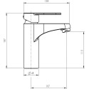 Смеситель Swedbe Atlas 2110 для раковины