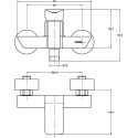 Смеситель Swedbe Iris 2220 для душа