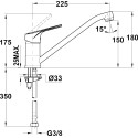 Смеситель TEKA Alcudia 4691362C0 для кухонной мойки