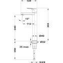 Смеситель TEKA Manacor 843111280 для раковины