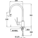 Смеситель TEKA SP 55995020S песочный бежевый