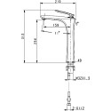 Смеситель Timo Helmi 4011/00-16F для раковины