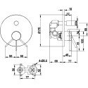 Смеситель Villeroy & Boch Dawn TVS10635311061 для ванны с душем