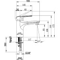Смеситель Villeroy & Boch O.novo Start TVW10510311061 для раковины