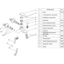 Смеситель Wasserkraft Leine 3501 для ванны с душем
