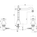 Смеситель Webert Armony AM750202060 для раковины, медь