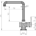 Смеситель Zorg Antic A 418 K-BR LOFT для кухонной мойки