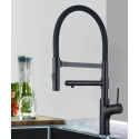 Смеситель Zorg Inox SZR-1010 GRAFIT для кухонной мойки, графит
