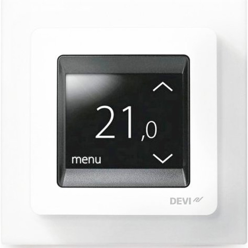 Терморегулятор Devi Touch polar white белый