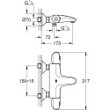 Термостат Grohe Grohtherm 1000 34816003 для ванны с душем