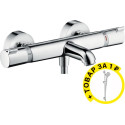 Термостат Hansgrohe Ecostat Comfort 13114000 для ванны с душем, хром + душевой гарнитур