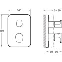 Термостат Jacob Delafon Modulo E75389-CP для ванны с душем