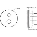 Термостат Jacob Delafon Modulo E75390-CP для ванны с душем
