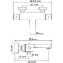 Термостат Wasserkraft Alme 1511 Thermo для ванны с душем