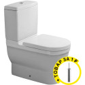 Унитаз-компакт Duravit Starck 3 0128090000 + ершик