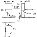 Унитаз-компакт Grohe Bau Ceramic 39495000