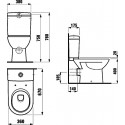 Унитаз-компакт Laufen Pro 2495.6.000.000.1