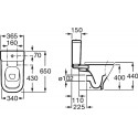 Унитаз-компакт Roca Gap 342477000