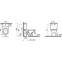Унитаз-компакт VitrA Form 300 9729B003-7200 сиденье с микролифтом