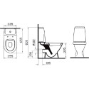Унитаз-компакт VitrA Grand 9763B003-7200 с микролифтом