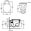 Унитаз подвесной Ideal Standard Connect E781901 с функцией биде