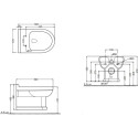 Унитаз подвесной Jaquar Queen's QNS-WHT-7951