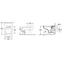 Унитаз подвесной Villeroy & Boch Targa Rimless 5860HR01
