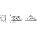 Унитаз подвесной VitrA Shift 7742B083-0075 с системой инсталляции + кнопка смыва + комплект креплений