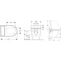 Унитаз приставной Geberit AquaClean Tuma Classic 146.320.11.1 альпийский белый
