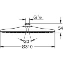 Верхний душ Grohe Rainshower Mono 310 26562000 хром