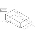 Акриловая ванна AM.PM Inspire 170х75 без гидромассажа