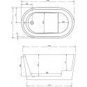 Акриловая ванна Abber AB9277